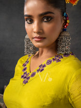 Yellow & Blue Chaniya Choli